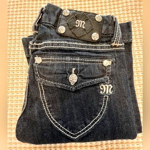 PRISTINE. MISS ME Jeans. Wide Leg, Size 25